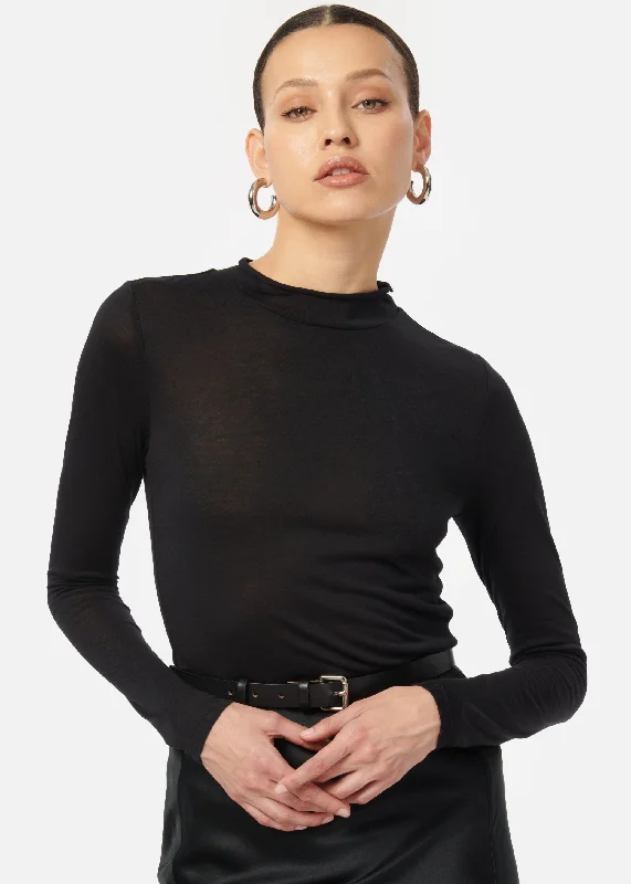 Timeless Women's Apparel Aleesia Top Black