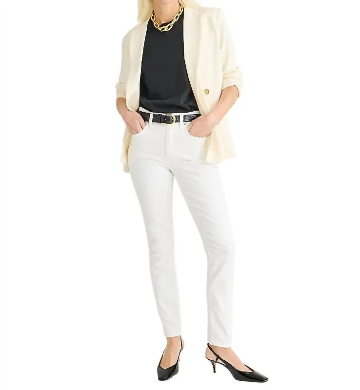 Women's Outerwear Attire 9" Toothpick Jean In White