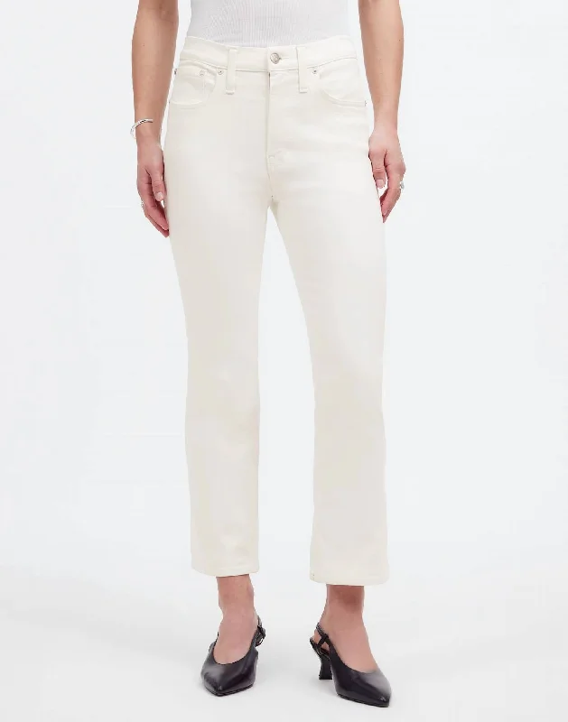 Classic Women's Apparel Kickout Crop Jeans - Petite In Pure White