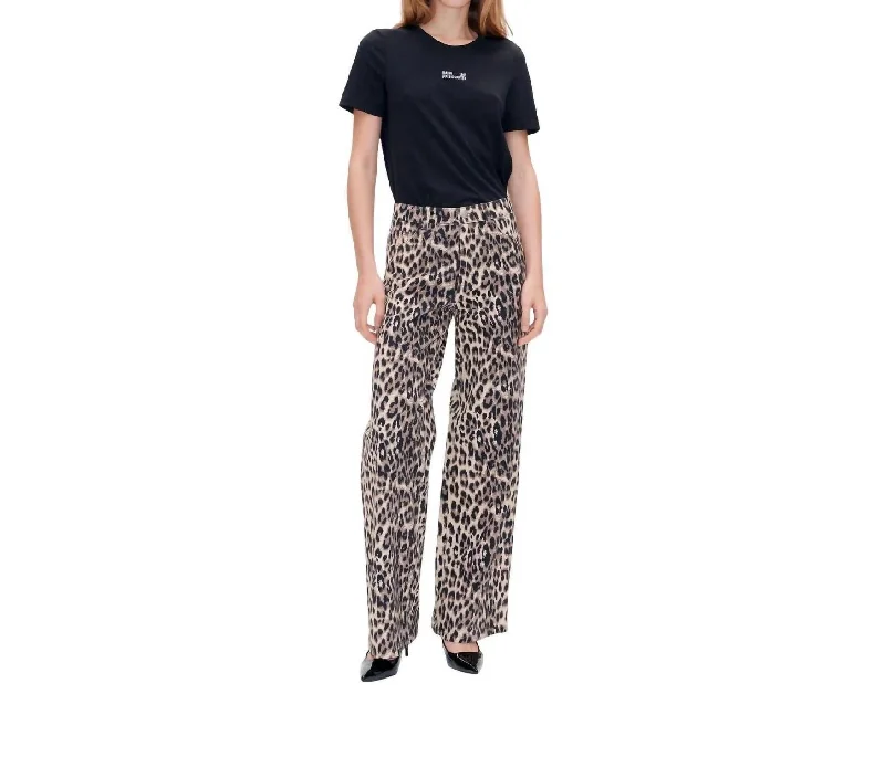 Affordable Luxury Women's Garments Nicette Jean In Brown Baum Leopard