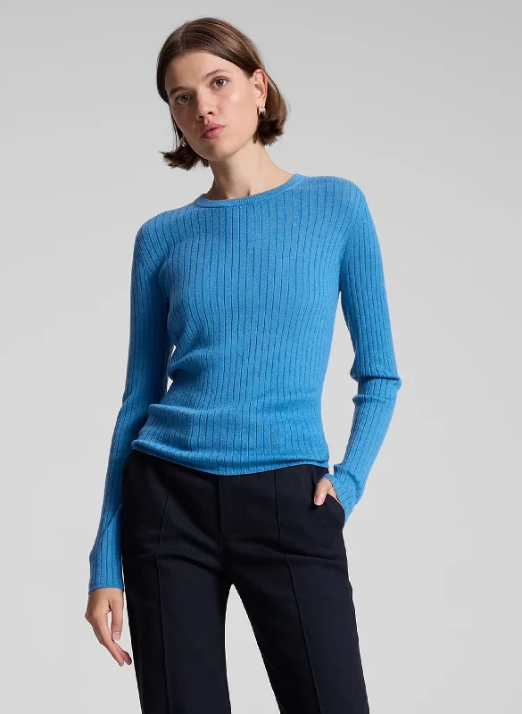 Women's Night-Out Outfit Kyle Ribbed Merino Top