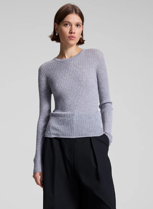 Women's Elegant Outfit Kyle Ribbed Merino Top