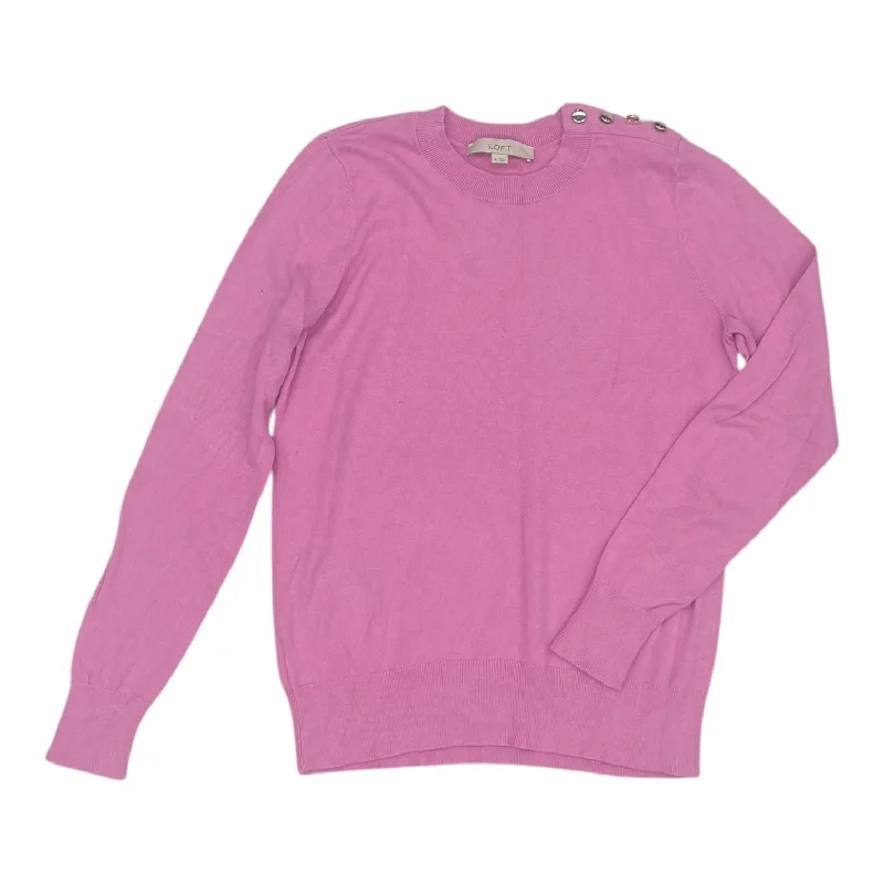 Sweater By Loft In Pink, Size:M