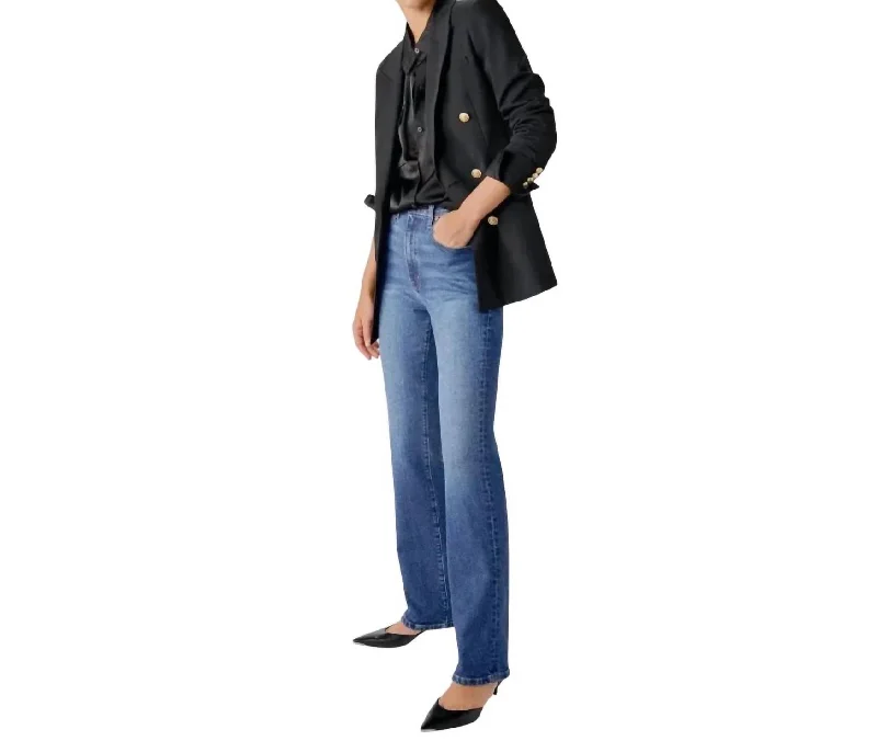 Women's Clothes And Apparel Frankie High Rise Straight Leg Jean In Mercer