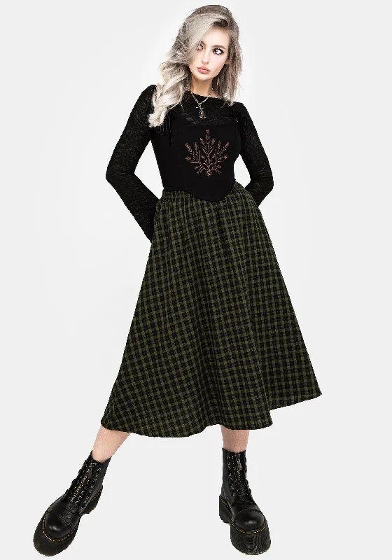 Affordable Women's Outfit Terra Midi Skirt