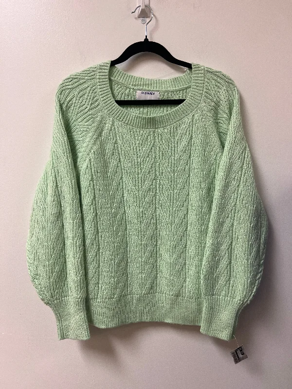 Sweater By Old Navy In Green, Size: L