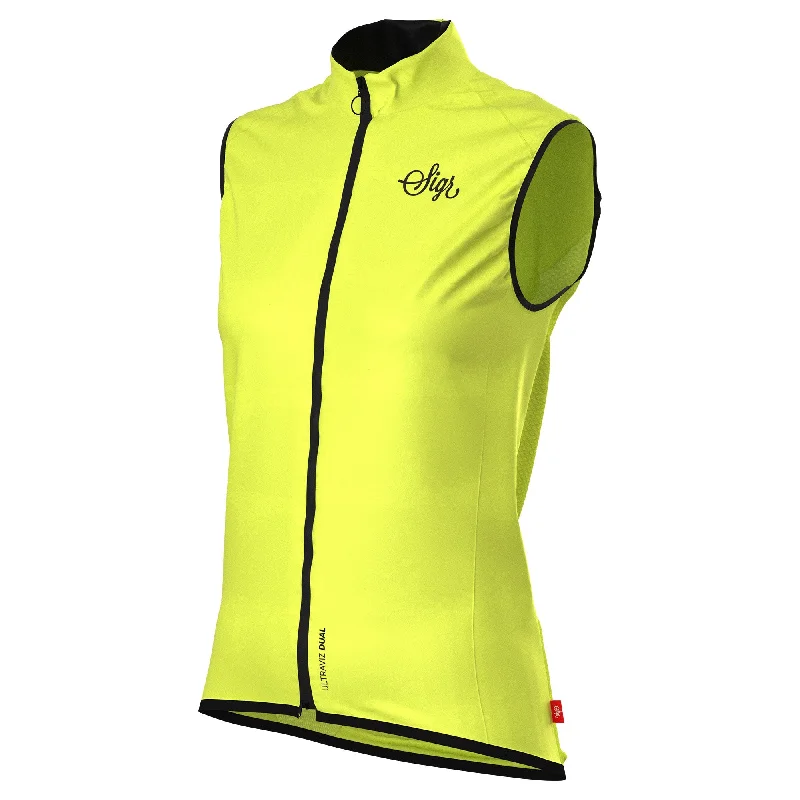 Women's Chic Outerwear Attire Siljan Ultraviz Dual Gilet Women's Reflective Hi-viz Gilet