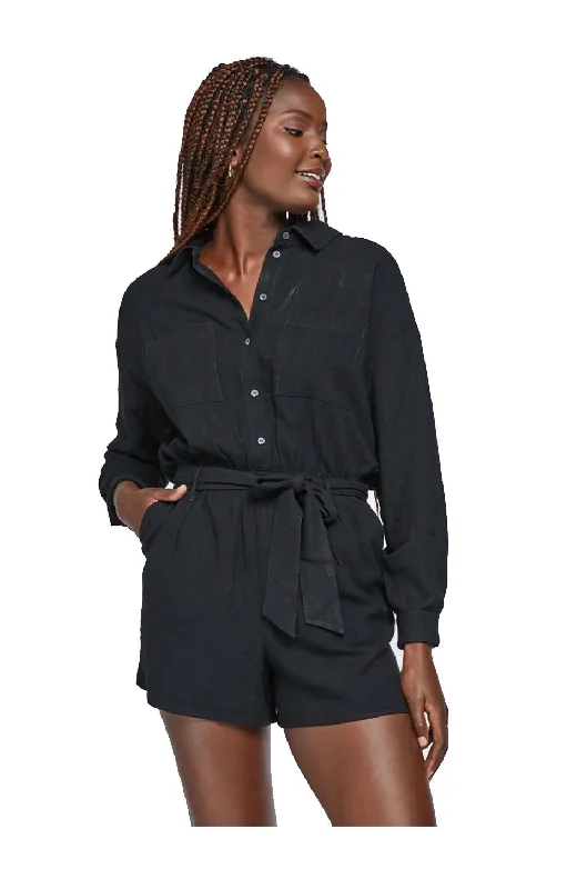 Women's Seasonal Clothes Gentle Fawn Solange Romper In Black