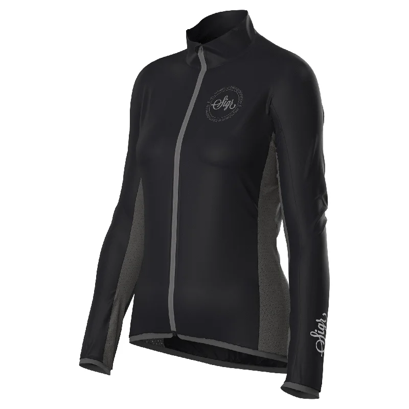 Women's Transitional Attire Uppsala Black Women's Cycling Wind Jacket