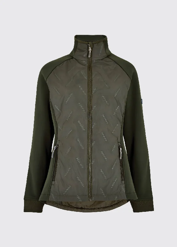 Women's Holiday Clothes Ferndale performance jacket - Pesto