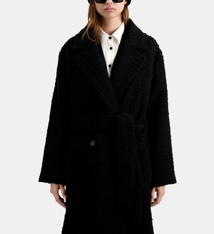 Women's Clothes For Outdoor Events Long Tweed Coat