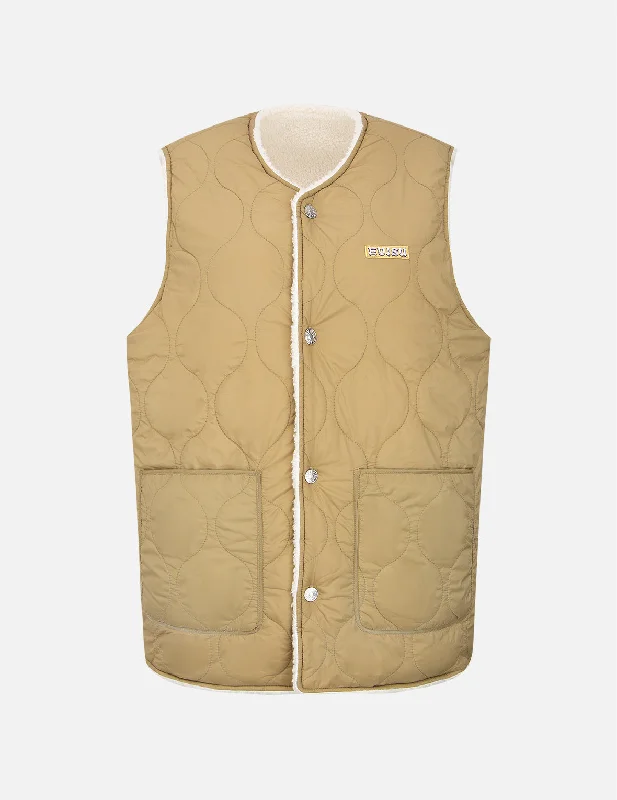 Women's Chic Outfit Onion Quilted Reversible Vest Jacket