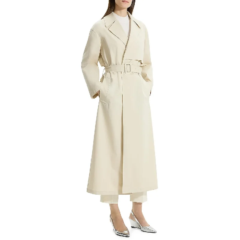 Women's Casual Apparel For Weekends Womens Wrapped Belted Trench Coat