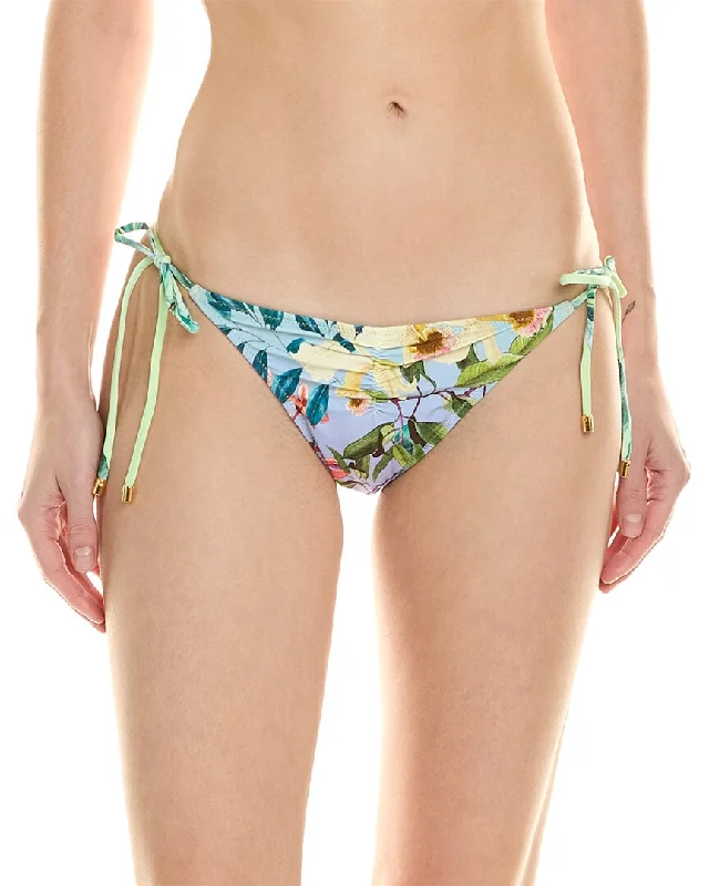 Women's Evening Attire PQ Swim Ruched Tie Full Bikini Bottom