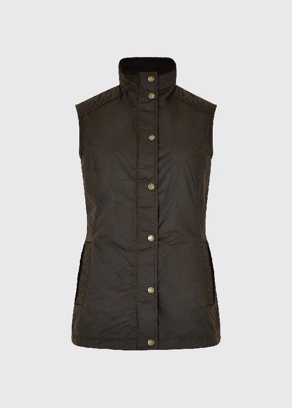 Women's Office Outfit Pakenham Wax Gilet - Verdigris