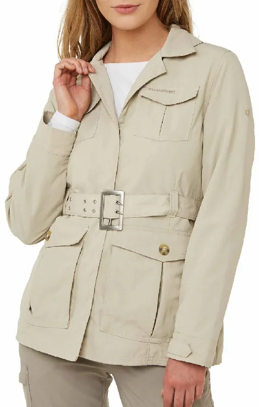 Women's Comfortable Lounge Attire Craghoppers NosiLife Lucca Womens Jacket - Cream