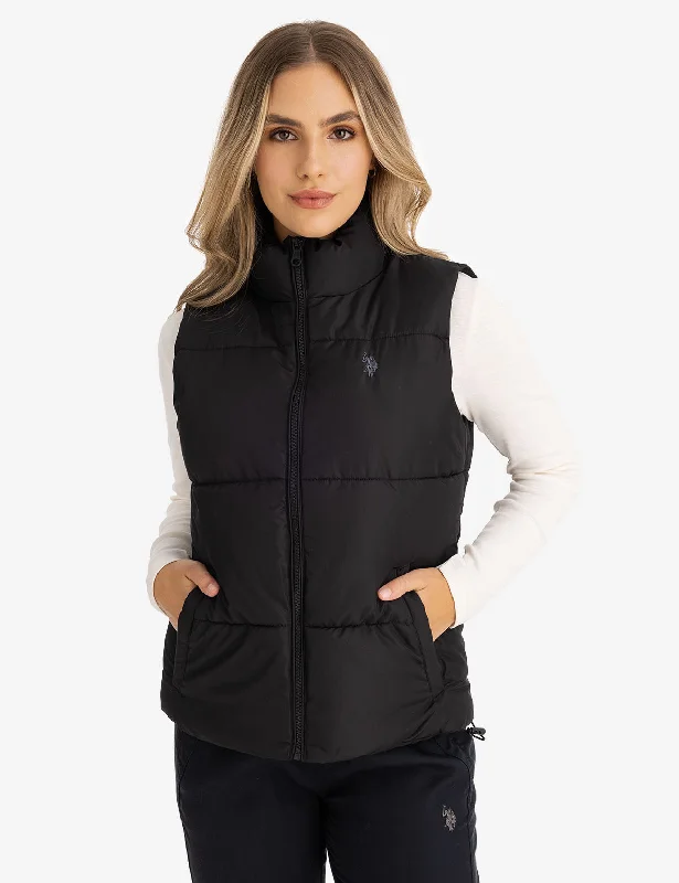 Women's Clothing Sets CLASSIC PUFFER VEST WITH ZIP POCKETS