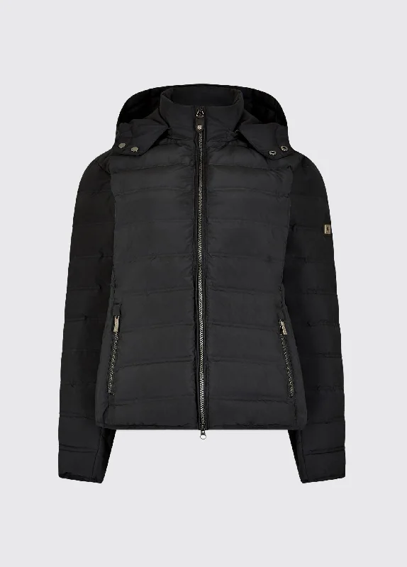 Women's Casual Clothing For Lounging Kilkelly Quilted Coat - Black