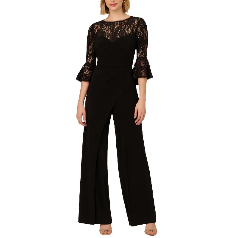 Casual Apparel For Women Womens Jersey Lace Jumpsuit