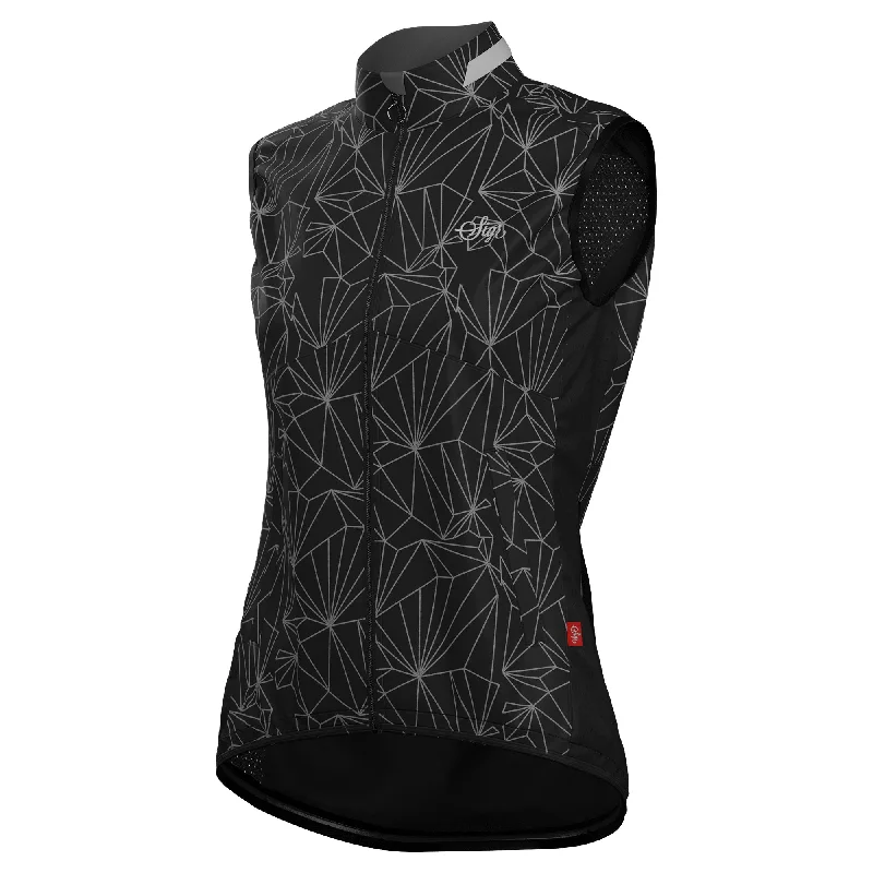 Women's High-Fashion Attire Norrsken Ice Women's Reflective Cycling Pack Gilet