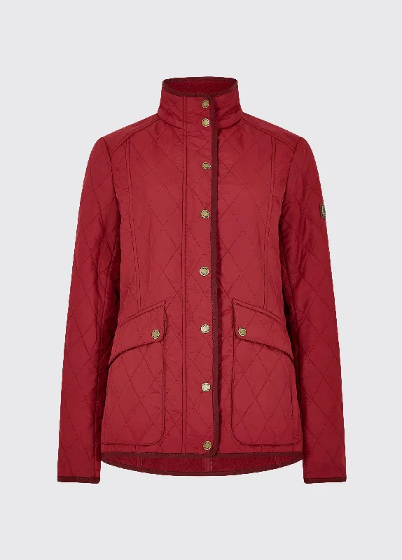 Modern Women's Outfit Bettystown Quilted Coat - Ruby