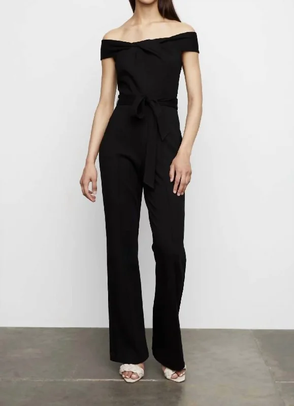 Affordable Luxury Women's Apparel Isabella Jumpsuit In Black