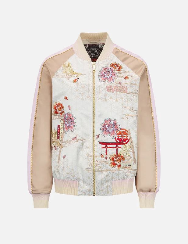 Modern Women's Outfit Japanese Painting Embroidery Souvenir Jacket