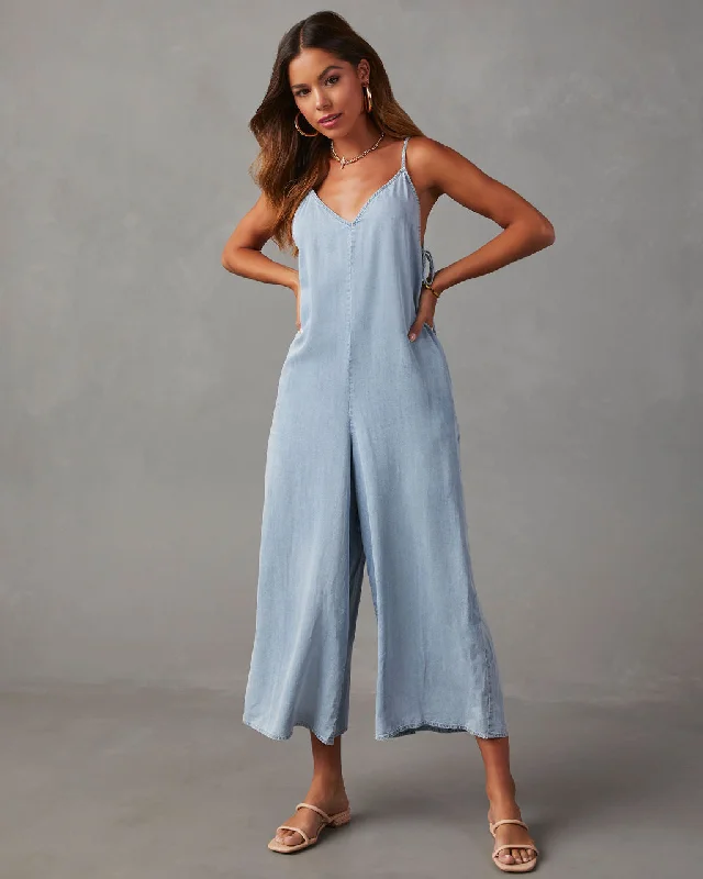 Timeless Women's Apparel Fontana Tencel Jumpsuit