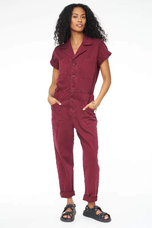 Women's Formal Clothes Pistola Grover Short Sleeve Field Suit in Merlot