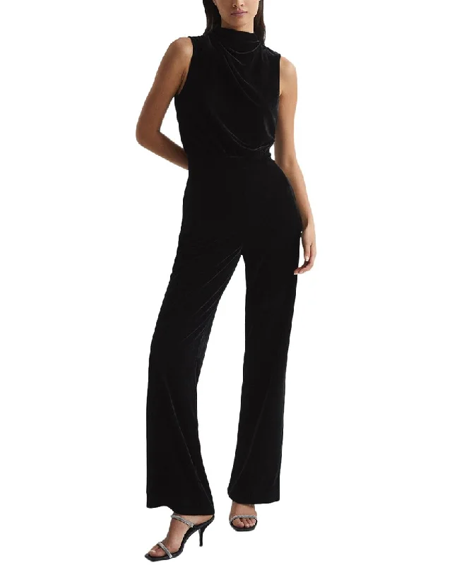 Chic Women's Garments Reiss Diane Sleeveless Velvet Jumpsuit