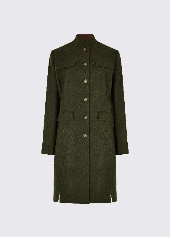 Women's Stylish Professional Apparel Coolepark Tweed Coat - Loden