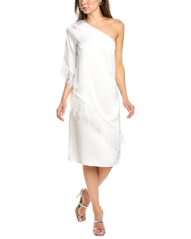 Women's Office Clothing Aidan Mattox One-Shoulder Cocktail Dress