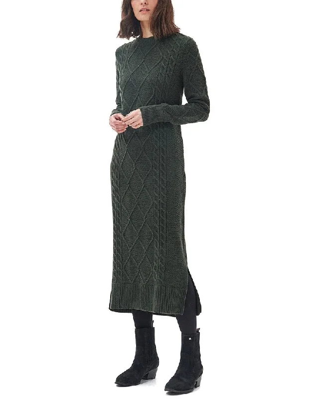 Women's Plus-Size Outfit Barbour Wool-Blend Dress