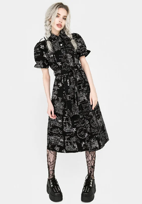 Women's Resort Attire Heresy Midi Shirt Dress