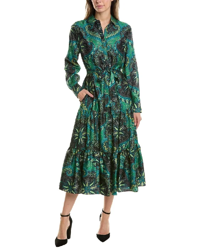 Women's Chic Outerwear Outfit Kobi Halperin Romina Shirtdress