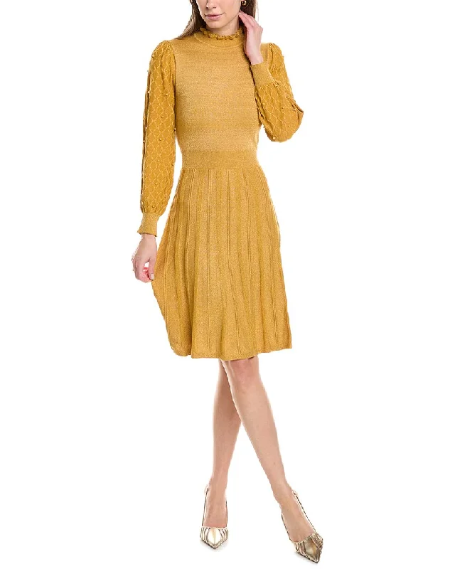 Women's High-Fashion Clothes Nanette Nanette Lepore Mock Sweaterdress