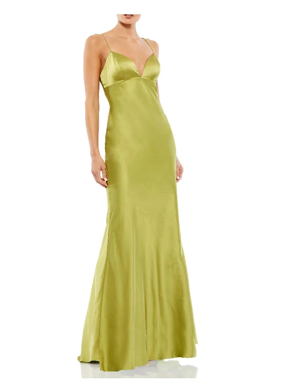 Casual Garments For Women Womens Satin Long Evening Dress