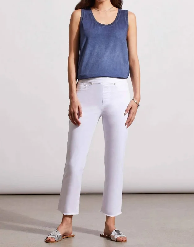 Women's Transitional Attire Audrey Pull-On Pant In White