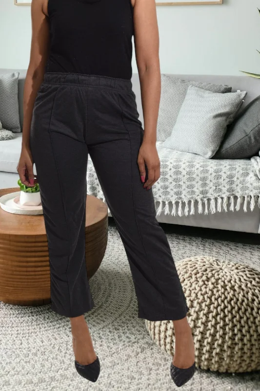 Casual Outfit For Women Dark Grey Waisted Pants