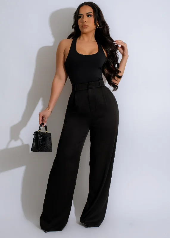 Women's Vintage Attire Business Woman Pant Black