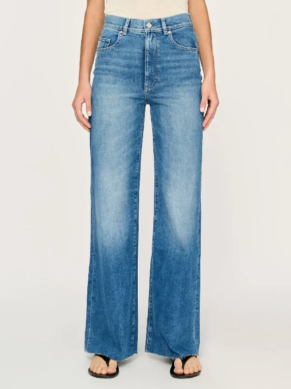 Women's Tailored Outfit Hepburn Wide Leg Jeans In Driggs