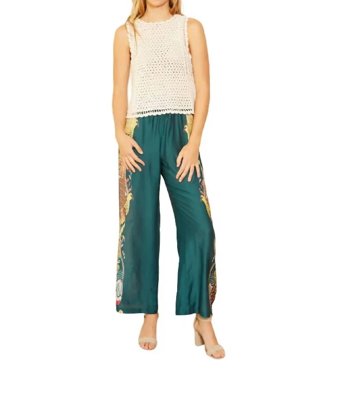 Stylish Women's Attire Max Pant In Art Nouveau