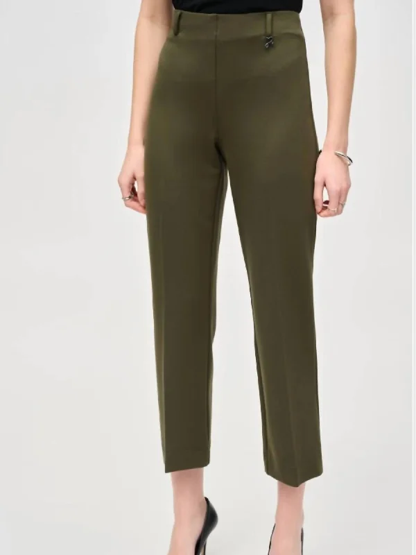 Women's Formal Event Outfit Pull-On Pants In Iguana