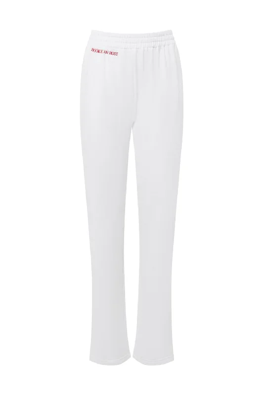 Women's Clothing For Everyday Wear Women's Booked & Busy Jogger Pants In White