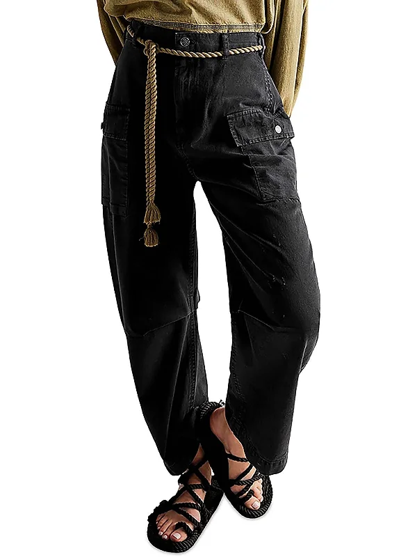 Women's Athletic Clothes Womens Distressed Utility Cargo Pants