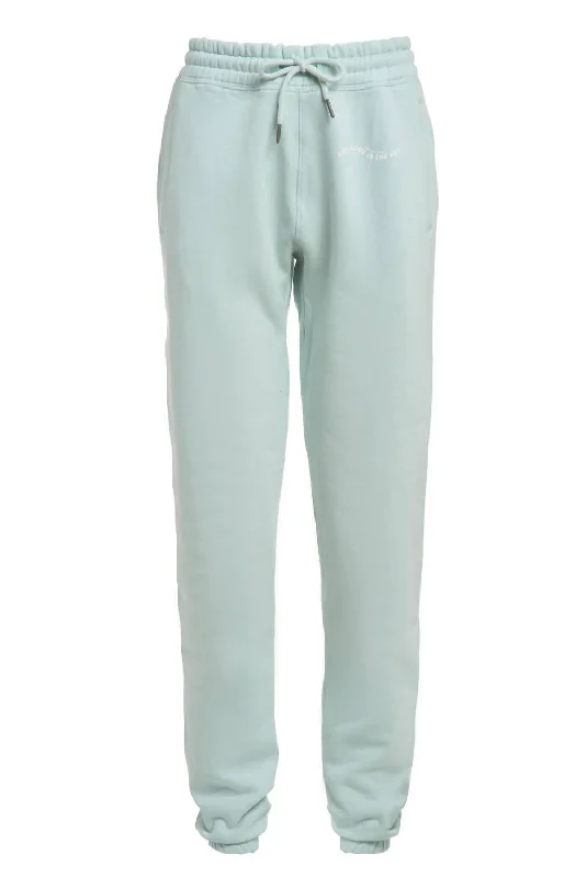 Stylish Outerwear Clothes For Women Women's Organic Cotton Jogger Pants In Sky Blue