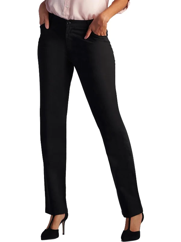 Women's Clothes For The Office Womens Solid Relaxed Fit Casual Pants