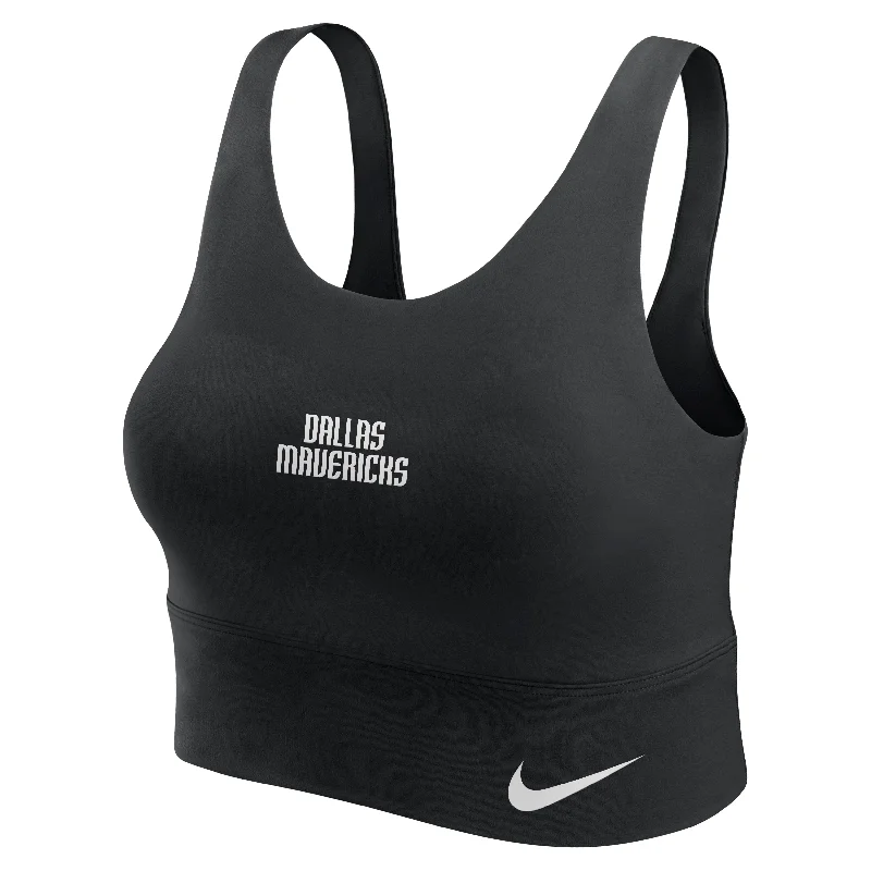 Women's Athletic Outfit DALLAS MAVERICKS NIKE WOMENS BLACK SPORTS BRA